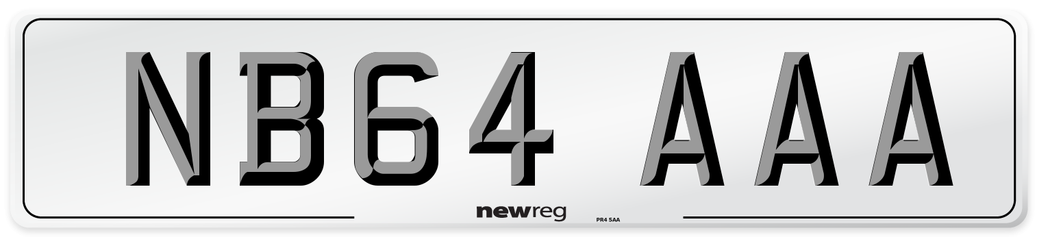 NB64 AAA Number Plate from New Reg